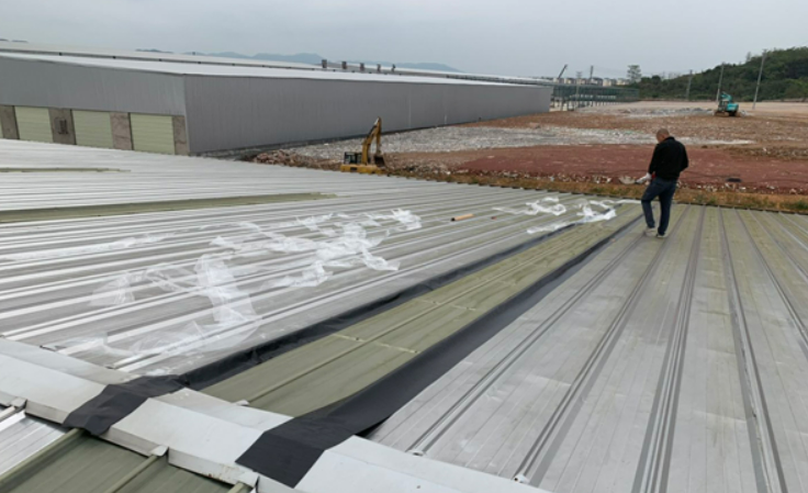 启东厂房屋面防水维修案例